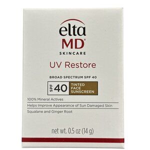 EltaMD UV Restore Broad-Spectrum SPF 40 Tinted Facial Sunscreen Elta MD 0.5oz